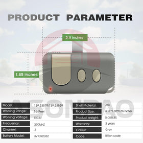 ASONPAO 2 remote built with robust design for years of use.