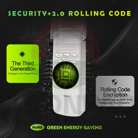 ASONPAO 878MAX keypad with outdoor flip cover protects against weather.