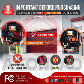 ASONPAO 971LM replacement remote compatible with 1997–2005 models