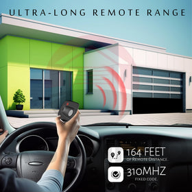 ASONPAO compact keychain remote for easy carry and quick garage control.