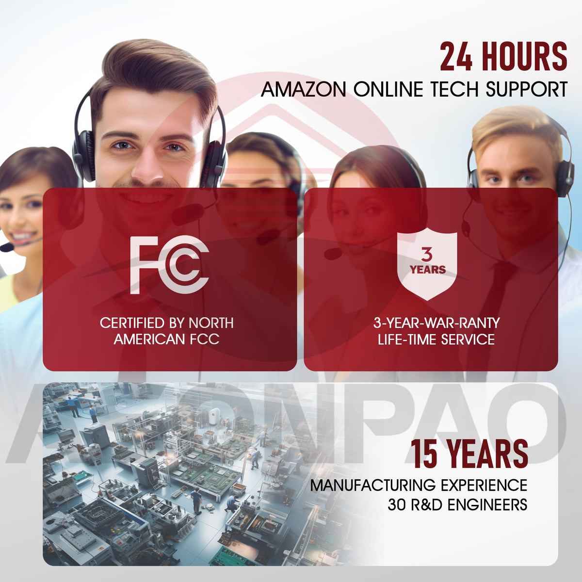 ASONPAO Delta 3 remote FCC-certified for compliant operation.