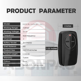 ASONPAO DIP switches for older opener compatibility