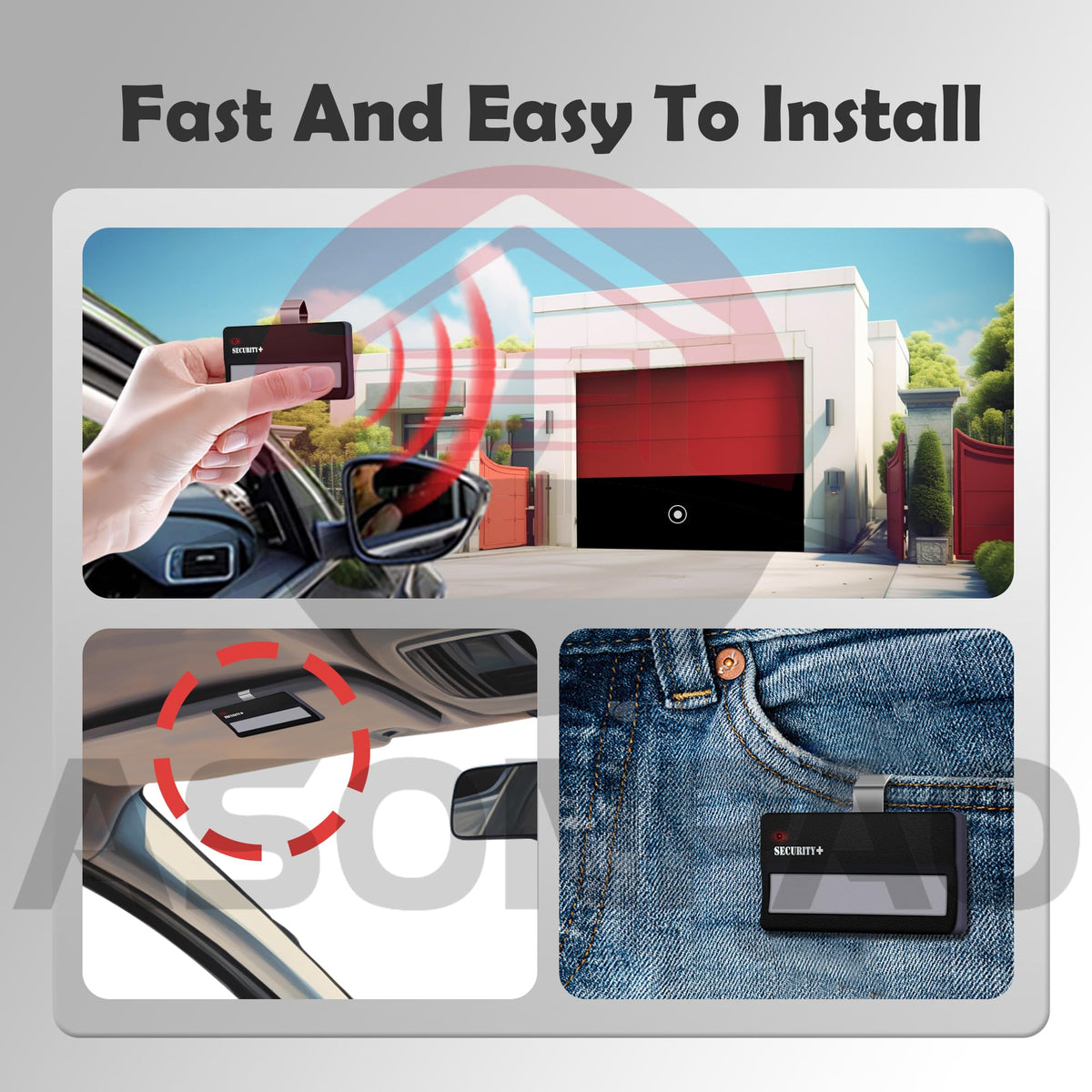 ASONPAO FCC certified remote with a 5 year warranty