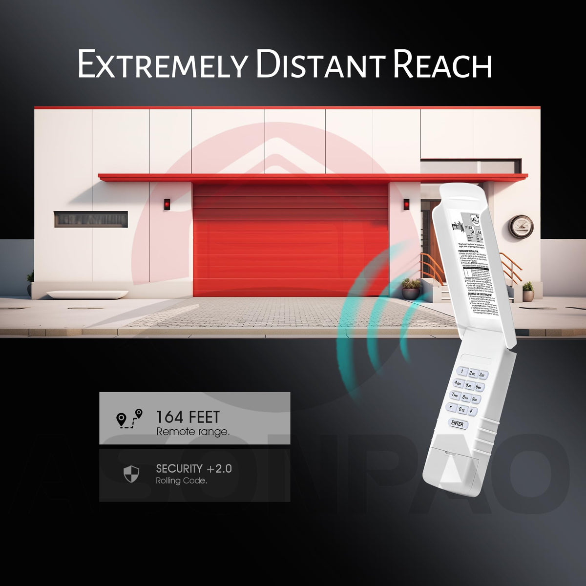 ASONPAO G940EV-P2 backlit keys enable easy PIN entry in the dark.