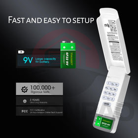 ASONPAO G940EV-P2 installation kit demonstrates quick wireless setup without wiring.