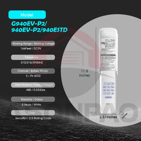 ASONPAO G940EV-P2 temporary PIN usage demonstrates quick guest access.
