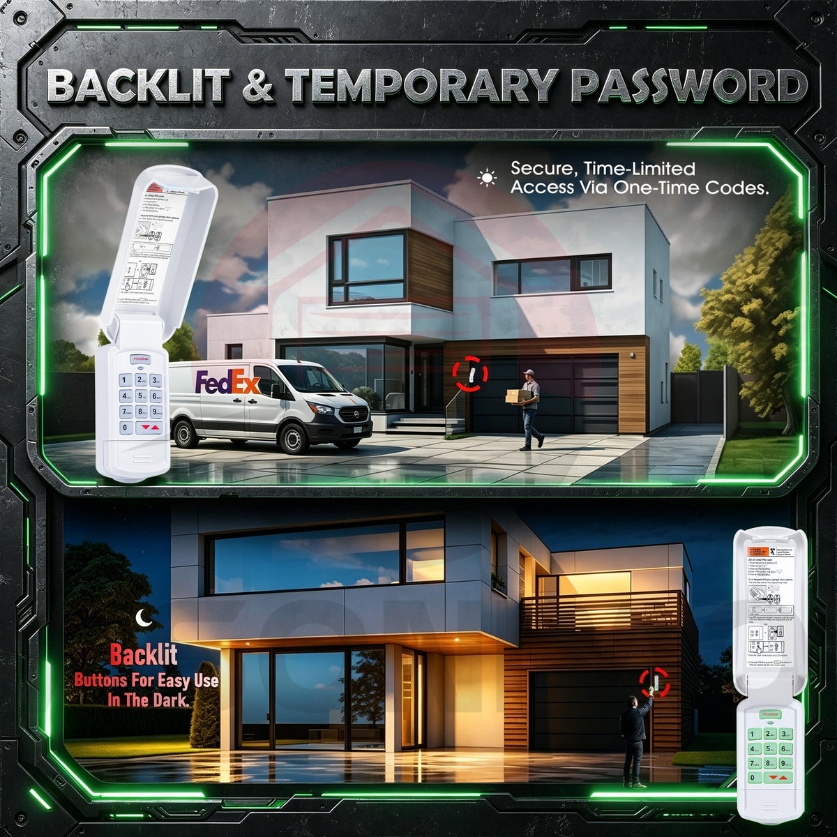 Asonpao GK-R temporary PIN feature for guest access control