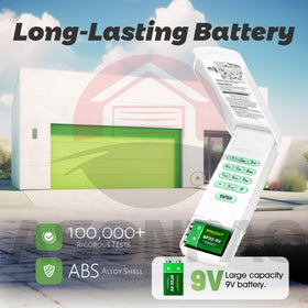 ASONPAO Megacode keypad lit keys enable nighttime access.