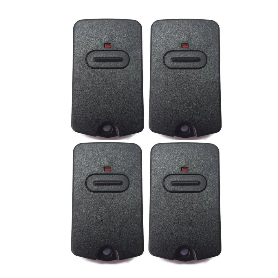 ASONPAO Mighty Mule GTO remote in hand for quick gate access up to 164 feet.