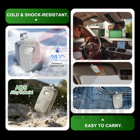 ASONPAO remote powered by a high-capacity 9V battery for everyday reliability.