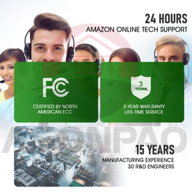 ASONPAO remote is FCC-certified for safe operation.