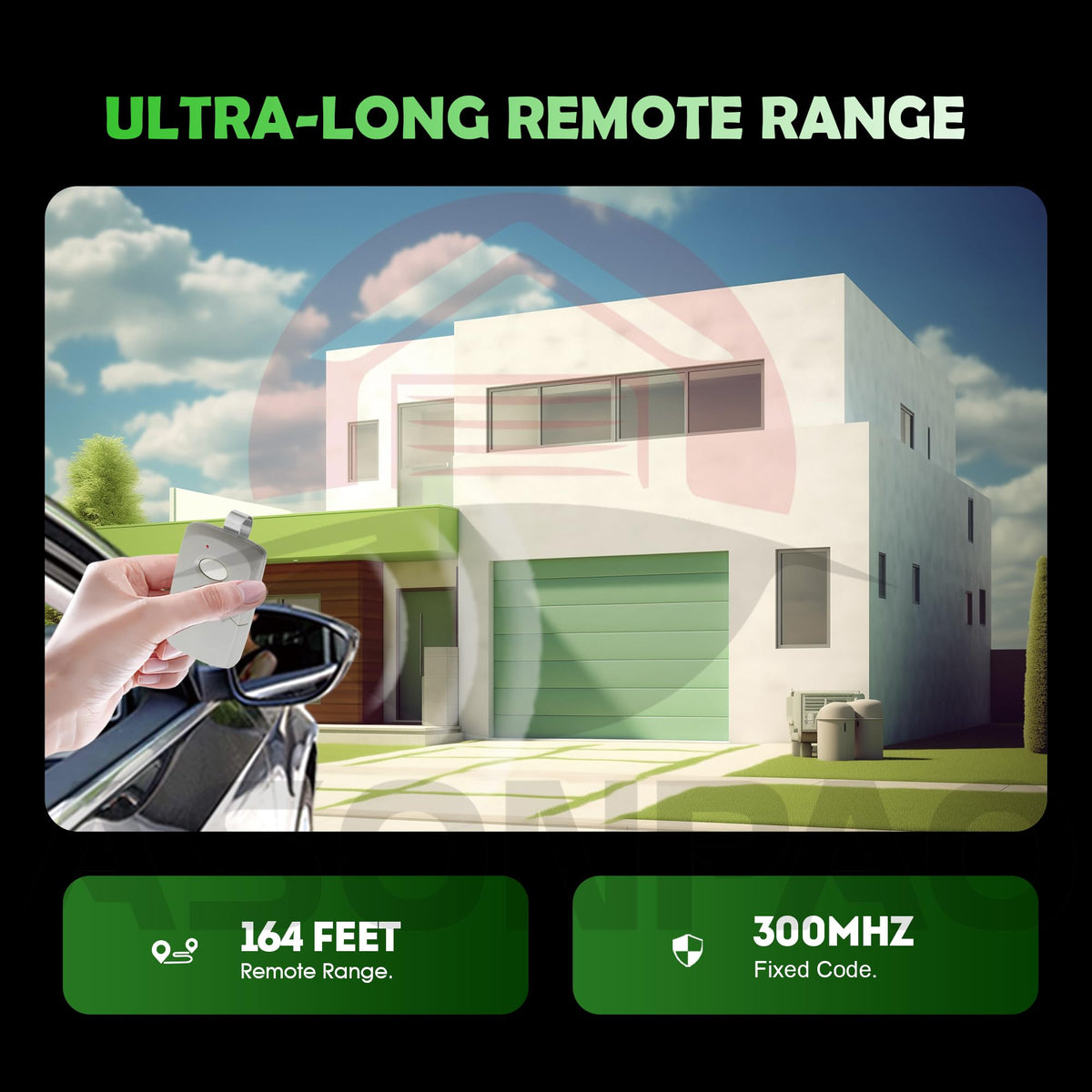 ASONPAO remote features an industrial-grade chip for stable performance.