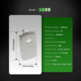 ASONPAO remote offers wide compatibility with Multicode receivers.