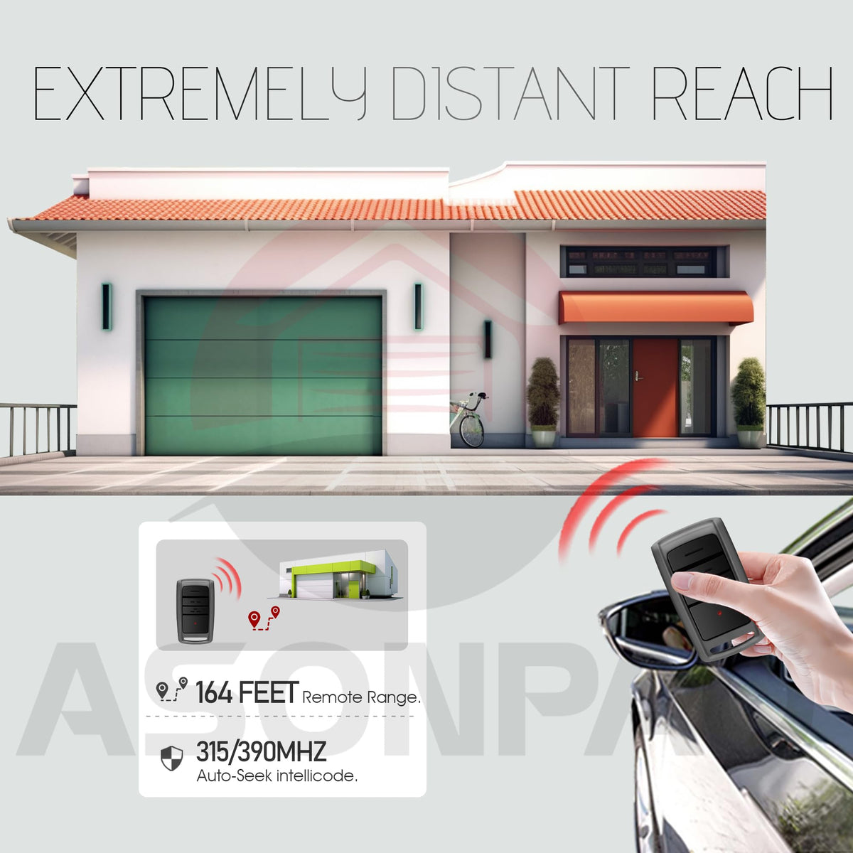 ASONPAO O3T-BX O3T-A remote pairing-ready for quick setup