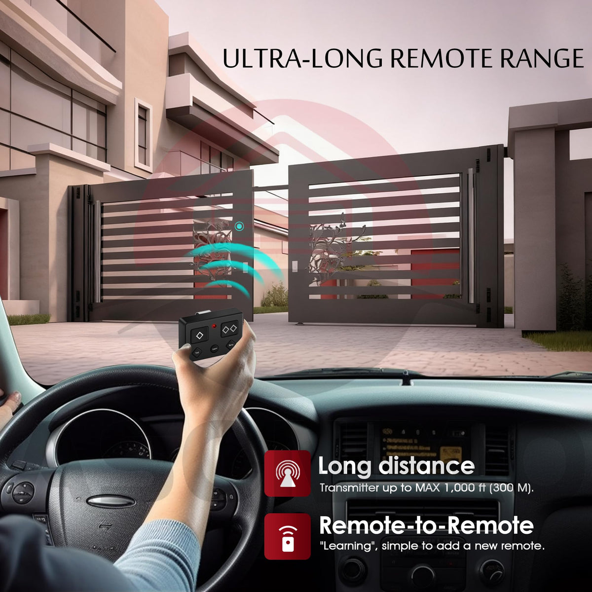 ASONPAO visor clip demonstrates secure in car storage and quick access.