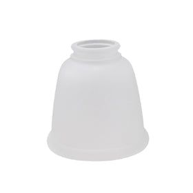 Frosted glass close-up showing durable, heat-resistant shade for lasting lighting accents.