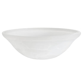 Aspen Creative alabaster shade with 11-1-2 inch diameter for ambient lighting