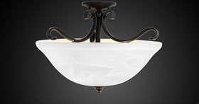Aspen Creative alabaster shade on torchiere lamp for warm ambience