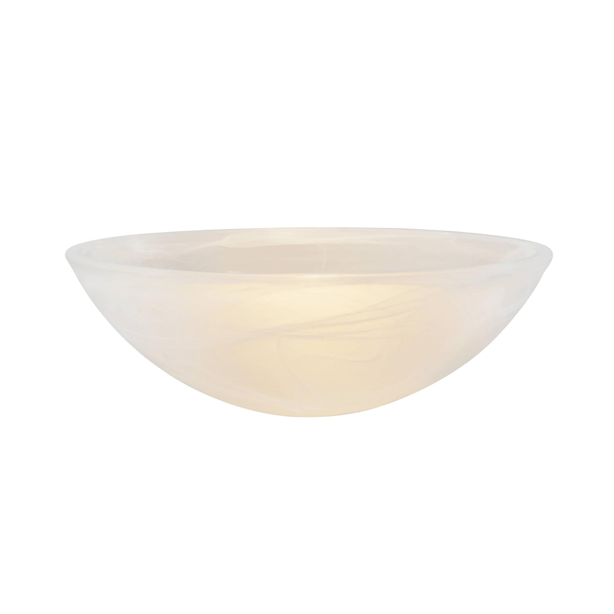Aspen Creative alabaster shade on swag lamp creating cozy mood lighting.