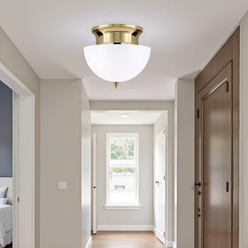 Aspen Creative clip-on shade fits standard A-type bulbs safely for everyday use.