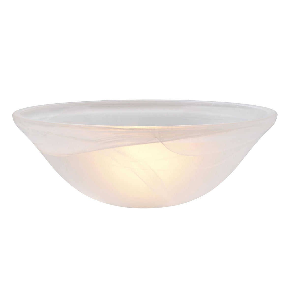 Aspen Creative alabaster glass shade for swag lamp adds timeless elegance and warmth.