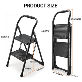 ASPERLAD ergonomic top pedal and handle for effortless one-handed carry.