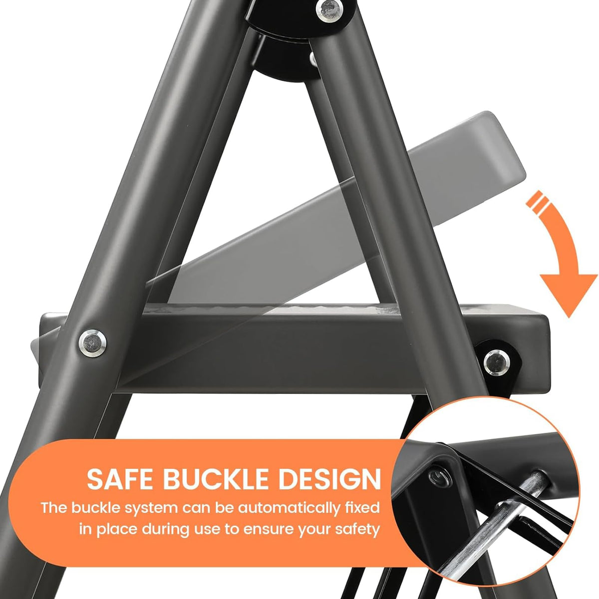 ASPERLAD non-slip pedal mats ensure secure footing.