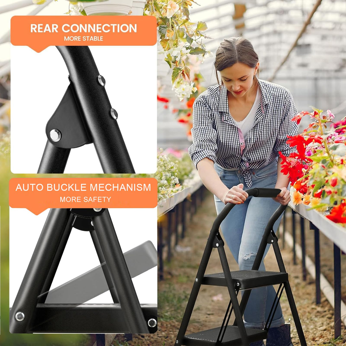 ASPERLAD versatile plant stand and handy extra height for home or office.