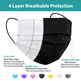 Assacalynn wide-earloops for comfortable, secure fit during long wear