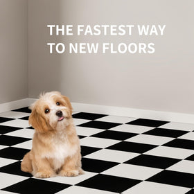Asstinous vinyl tiles withstand wear and moisture for busy homes.