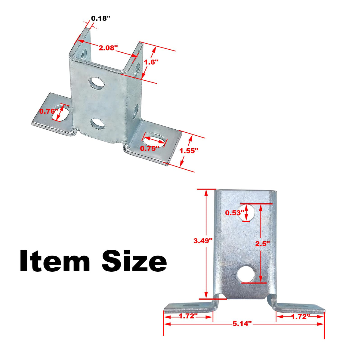 ASTAMOTOR 90-degree bracket closeup showing solid construction for stable connections