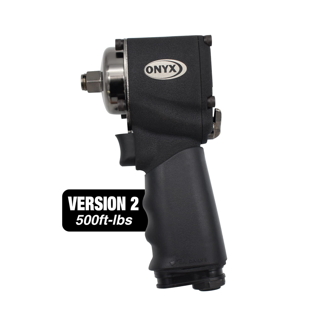 Astro Onyx 1822 Nano Impact Wrench front view for tight-space torque.
