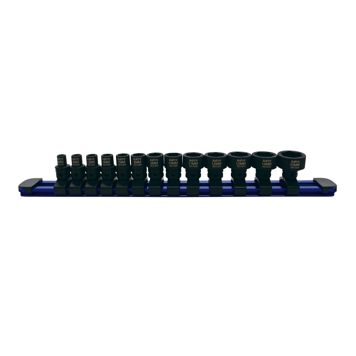 Astro Tool 78113 low-profile nano impact sockets ideal for tight spaces.
