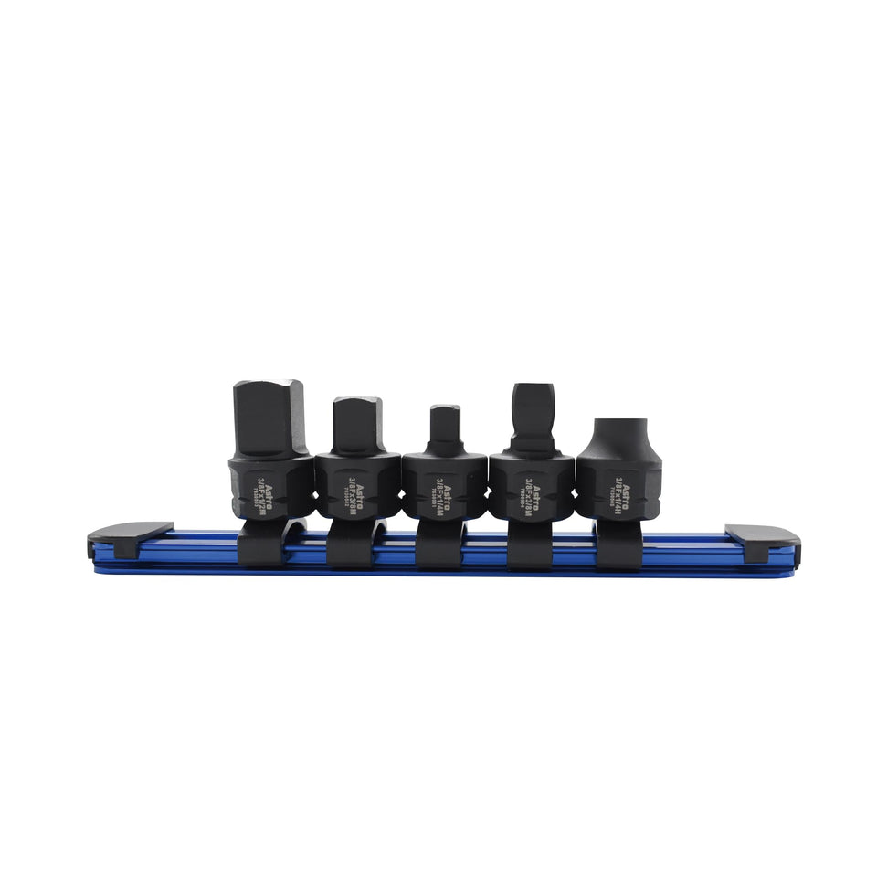 Astro Tools 78305 nano drive square adapters for three-eighths drive, versatile with hex bits
