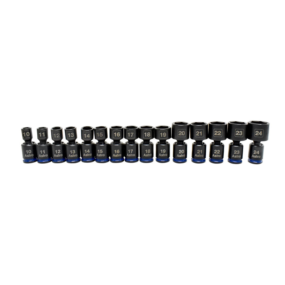 Astro Tools 78315 pinless universal socket 10-24mm for full 360° reach.