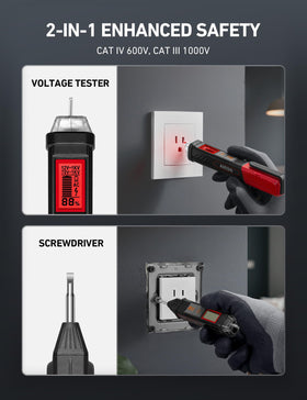 AstroAI ETK1 screw-in tail with steel screwdriver for convenient adjustments.