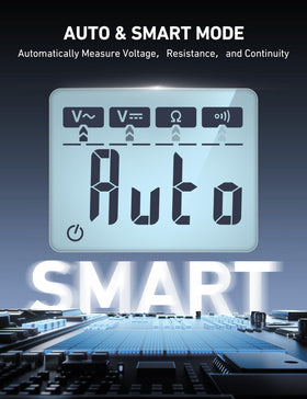 AstroAI DC/AC voltage measurement captures precise values quickly
