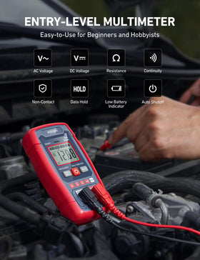 AstroAI auto-ranging operation simplifies setup and reduces dial adjustments