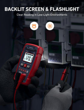 AstroAI continuity test with audible alert confirms circuit connections