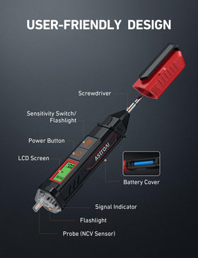AstroAI VTS1000H portable design fits toolkits