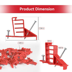 Atader metal stud installation with screw fastener for rigidity