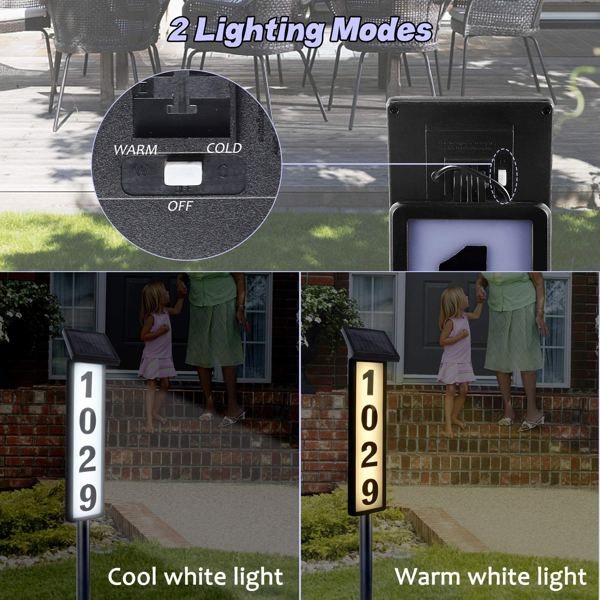 ATDAWN IP44 weatherproof sign withstands rain and snow year round