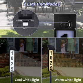 ATDAWN IP44 weatherproof sign withstands rain and snow year round