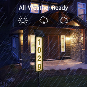 ATDAWN 38-LED illumination delivers clear outdoor readability after dark