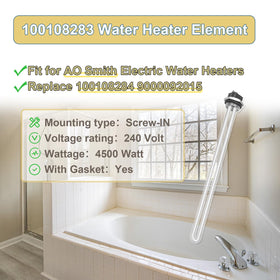 ATEEfaee 4500W 240V compatible heating element for AO Smith heaters.