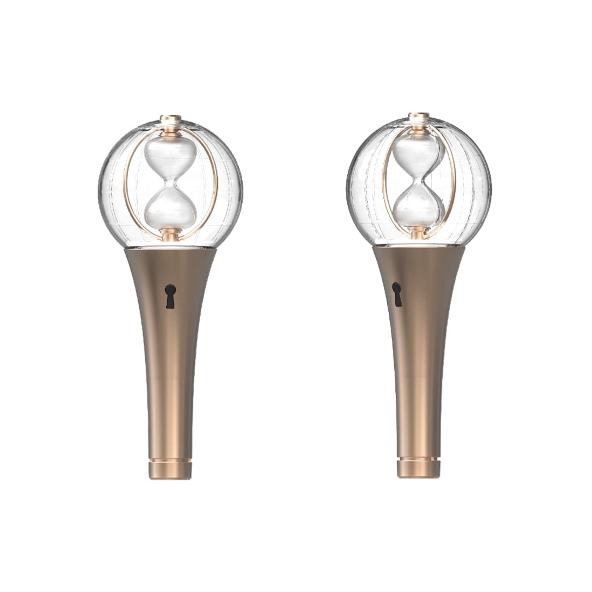 ATEEZ Official Light Stick ver.2 back view displays simple power button access.