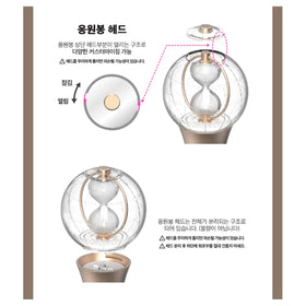 ATEEZ Official Light Stick ver.2 side view highlights slim profile for handling.