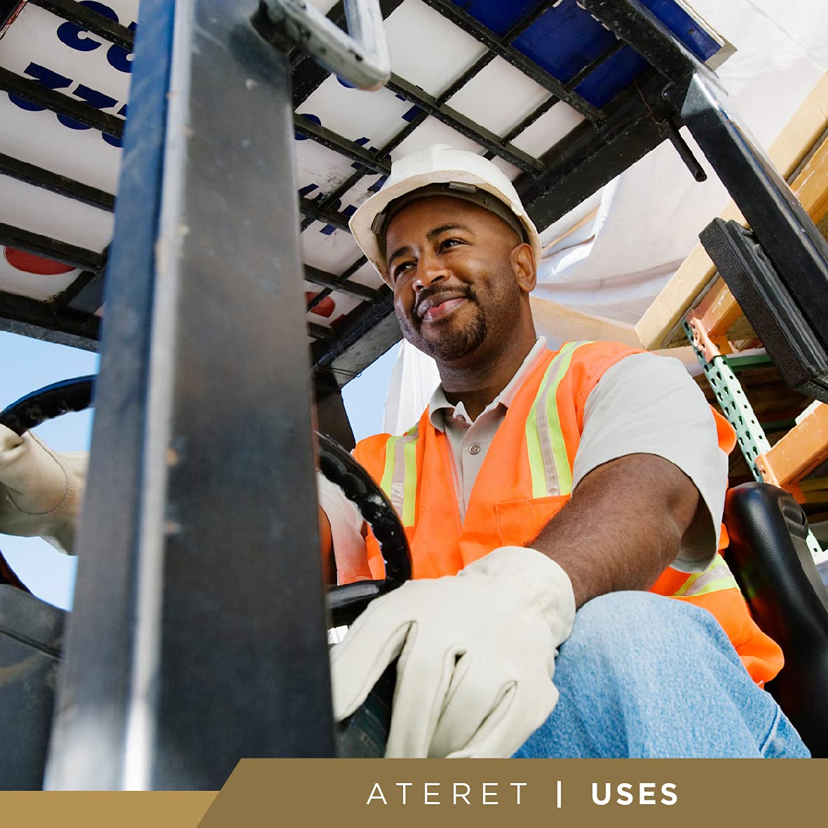 ATERET gloves protect hands while using tools and completing DIY projects.