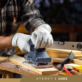 ATERET driver-use image showing comfortable fit for long drives