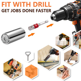 Athlife socket in use during automotive repair demonstrates practical grip